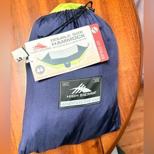 High Sierra Double Size Hammock with Canopy